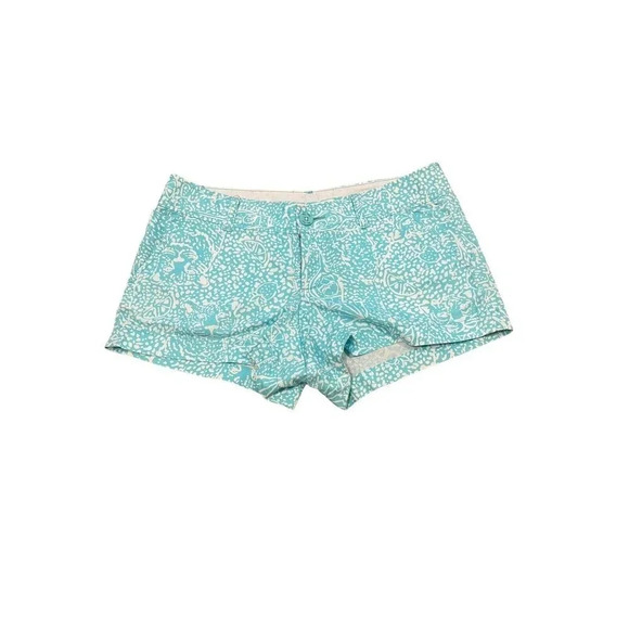 Lilly Pulitzer Pants - Lilly Pulitzer 6 Shorely Blue Ice Pants The Walsh Short Shorts